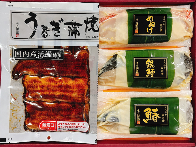 うなぎ蒲焼・まろやか西京漬